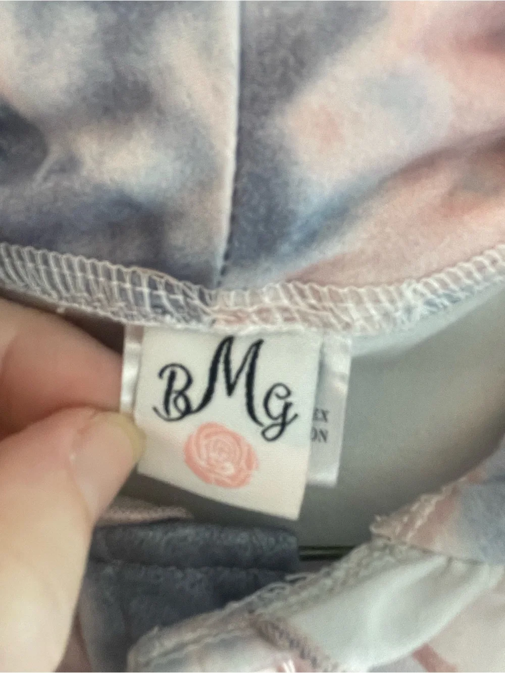 Girls' Pink & Gray Tie-Dye Ruffle Hooded Cardigan